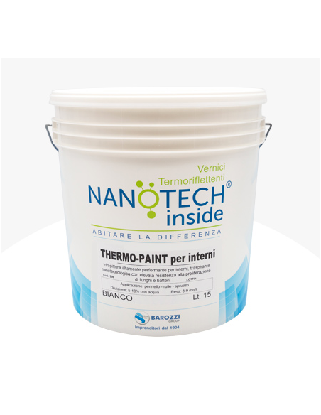 Idropittura nanostrutturata per interni Barozzi – Thermo Paint - Ediltermika in Home