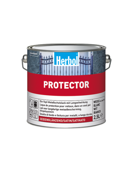 Fondo/Finitura per superfici metalliche Herbol – Protector base LA2 - Ediltermika in Home
