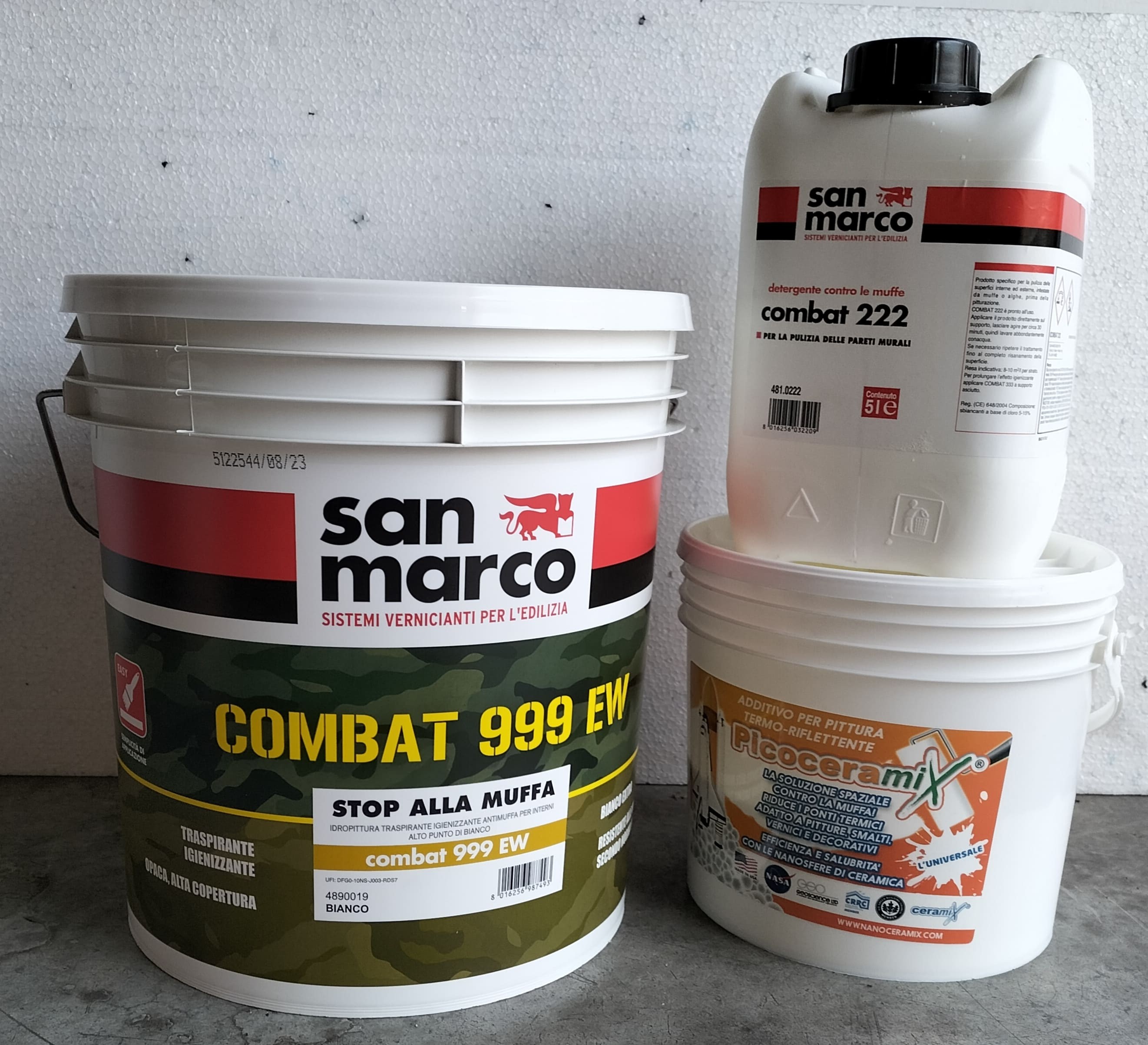 Kit Ceramix-San Marco: Combat 999 + Combat 222 + Picoceramix - Ediltermika  in Home