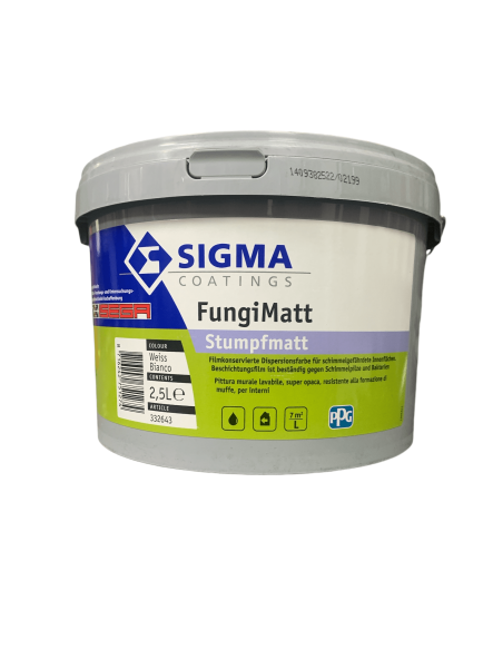Pittura Antimuffa Sigma Fungimatt - Protezione Interni Pittura Antimuffa Sigma Fungimatt - Protezione Interni