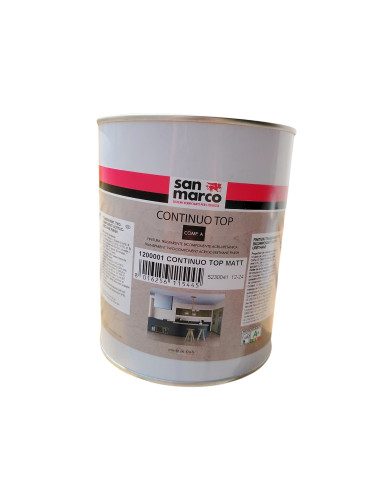 CONTINUO TOP - Finitura trasparente opaca bi-componente per interni