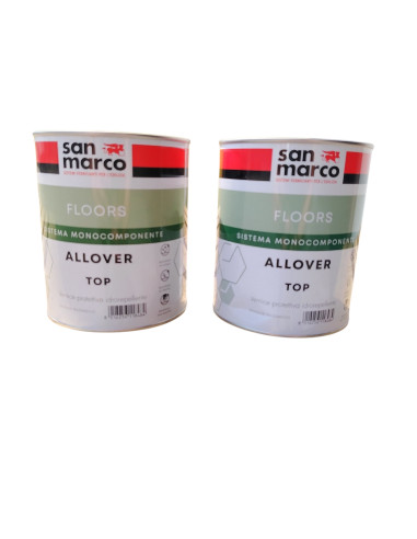 Vernice protettiva ALLOVER TOP - Finitura semiopaca resistente