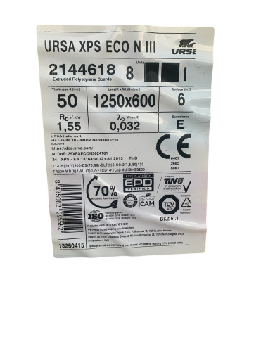 Pannelli URSA XPS ECO NIII-I ed ECO NR 20-100 mm