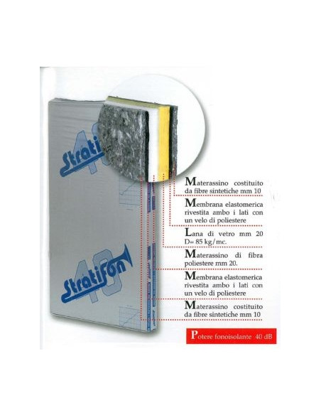 Stratifon 40 - Isolamento Acustico Certificato | Ediltermika.biz