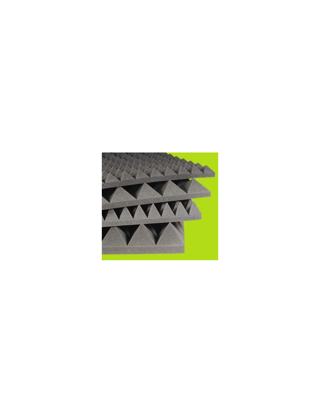 Pannello fonoassorbente adesivo piramidale 100x100 cm Akustik Stop NDA