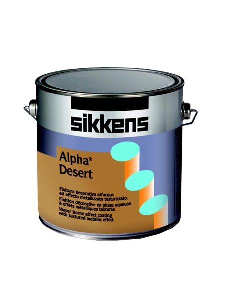 Finitura all'acqua aspetto metallico Sikkens - Alpha Desert