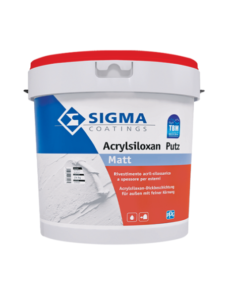 Rivestimento acril-silossanico Sigma - Acrylsiloxan Putz - Ediltermika in Home