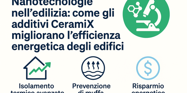 Nanotecnologie nell’edilizia: come l’additivo NanoceramiX migliora l’efficienza energetica degli edifici
